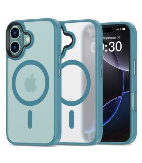 Etui Tech-Protect MagMat MagSafe iPhone 16 – Matte Teal