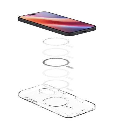Etui Spigen Liquid Crystal Mag MagSafe iPhone 16 Plus – Clear