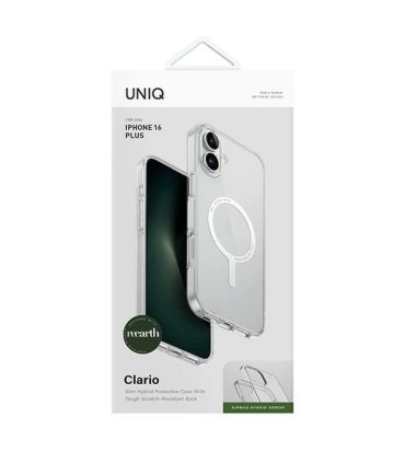 Etui UNIQ EcoCover MagSafe iPhone 16 Plus – Przezroczyste