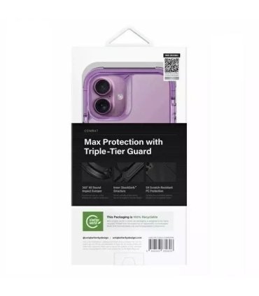 Etui UNIQ Combat do iPhone 16 Plus – Różowe, MagSafe