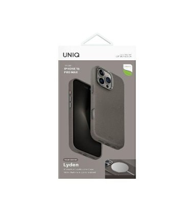 Etui UNIQ Lyden do iPhone 16 Pro Max – Szare, MagSafe