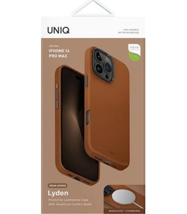 Etui UNIQ Lyden do iPhone 16 Pro Max – Karmelowe, MagSafe