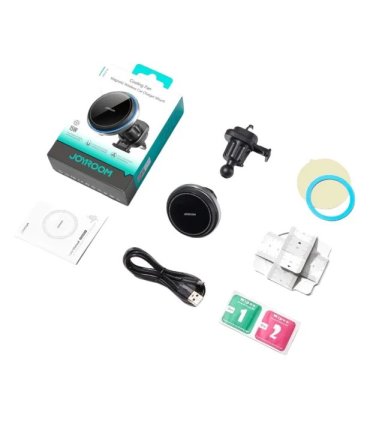 JoyRoom Uchwyt Samochodowy z Ładowarką Indukcyjną i Wentylatorem