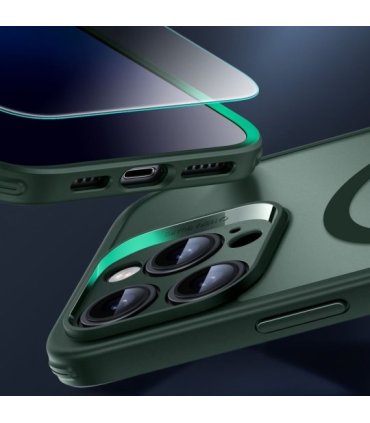 ESR Classic Pro Set HaloLock MagSafe iPhone 16 Pro – Frosted Green