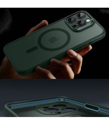 ESR Classic Pro Set HaloLock MagSafe iPhone 16 Pro – Frosted Green