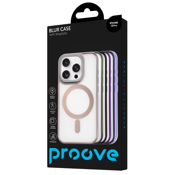 Proove Blur Case Czarny na iPhone 13 Pro z funkcją MagSafe