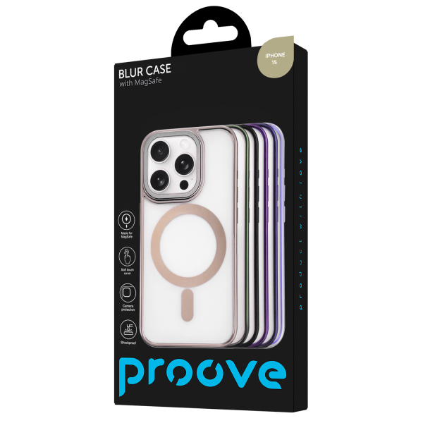 Etui Proove Blur Case z magnetycznym pierścieniem dla iPhone 15