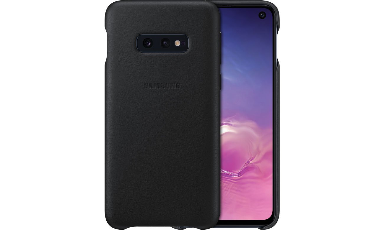 Skórzane etui do Samsung Galaxy S10e czarne