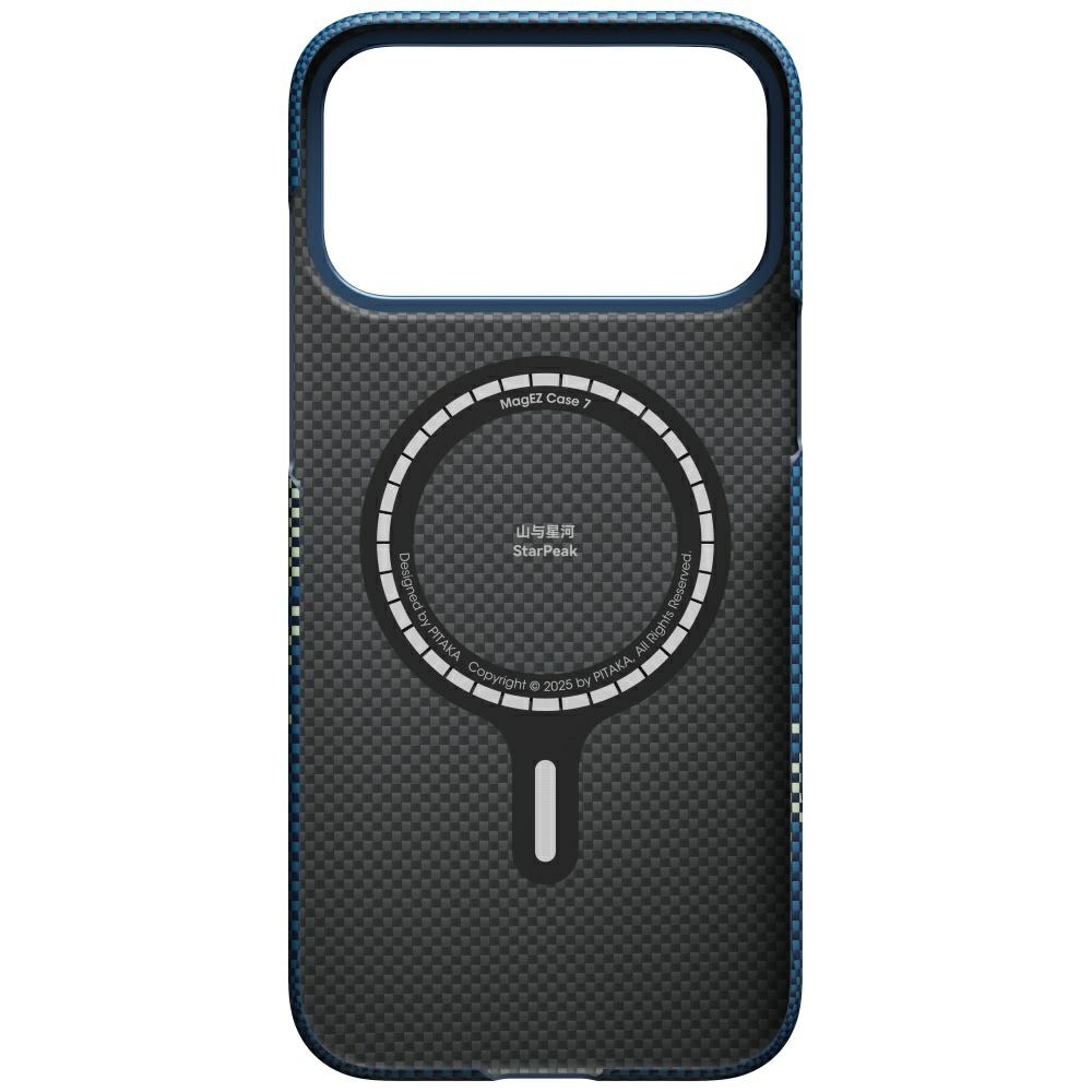 Etui PITAKA Ultra-Slim MagSafe na iPhone 17 Pro czarno-szary