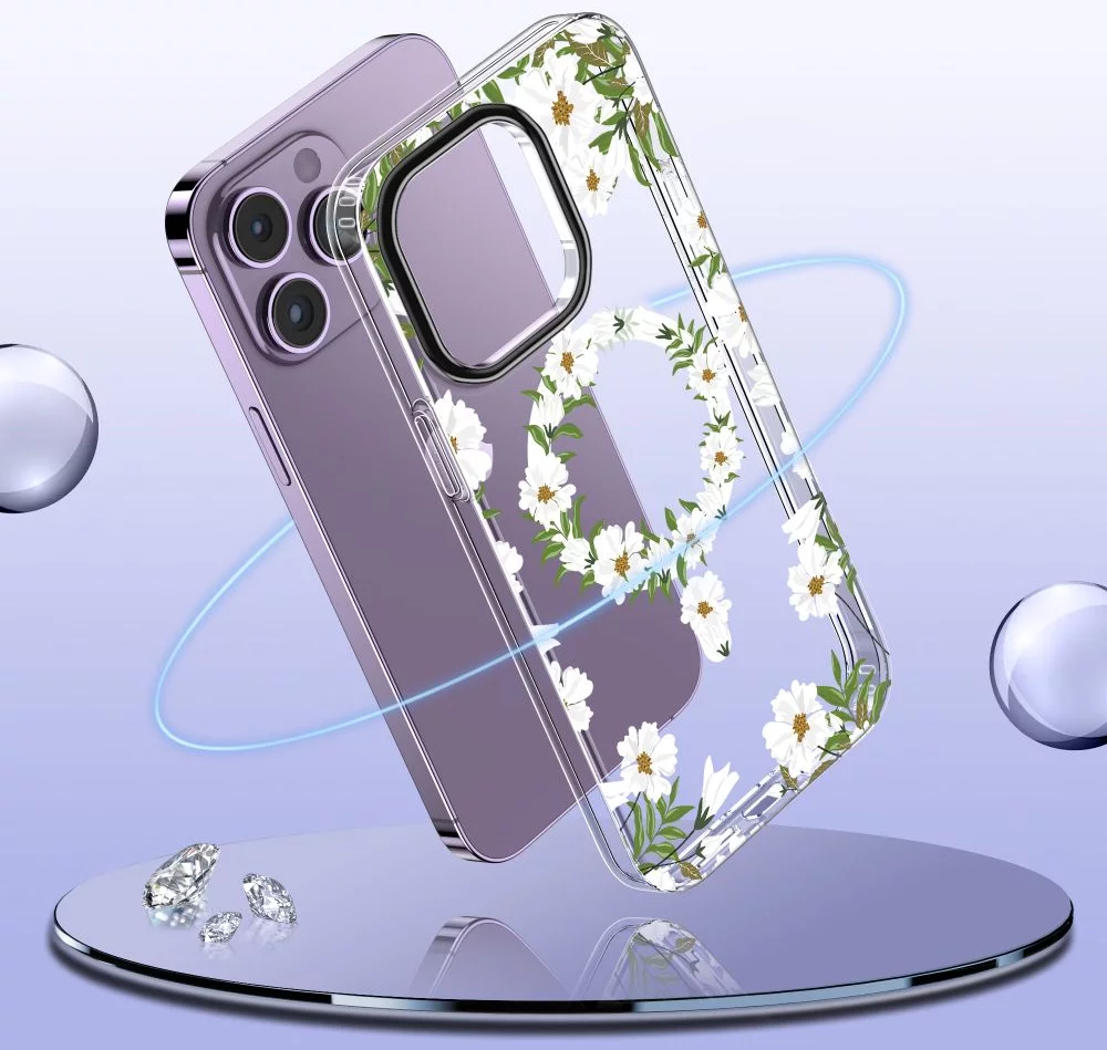 Etui TECH-PROTECT MAGMOOD White Daisy iPhone 13 Pro Max