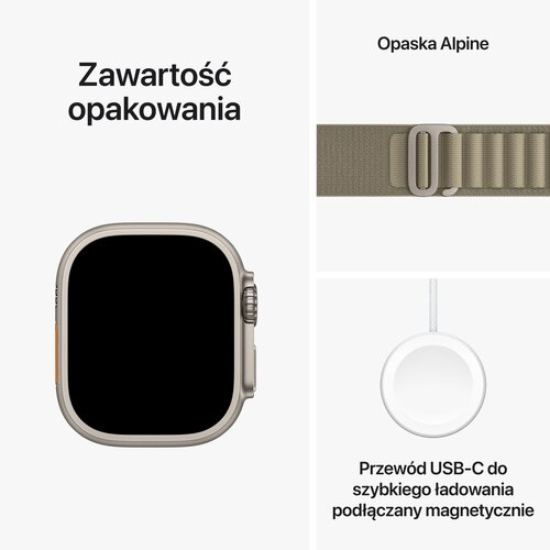 Apple Watch Ultra 2 Alpine Loop - widok boczny