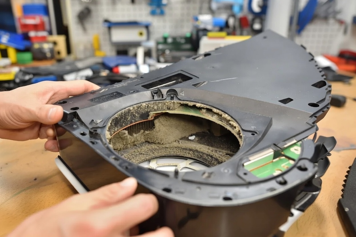 Proces czyszczenia i wymiany pasty termicznej w PlayStation 5