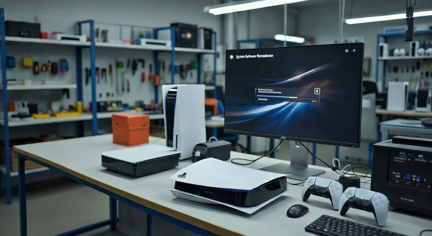 PlayStation 5 z błędem systemowym lub w trybie bezpiecznym