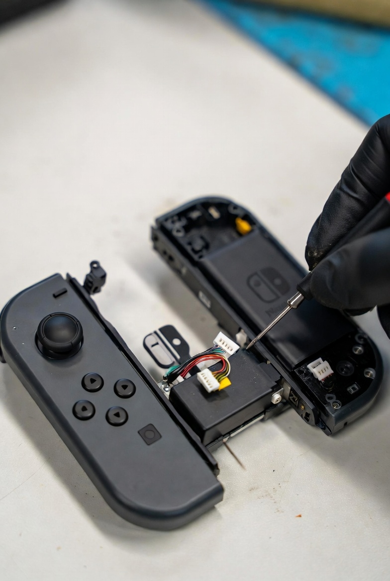 Joy-Con po **wymianie baterii** – pełna sprawność i dłuższy czas pracy