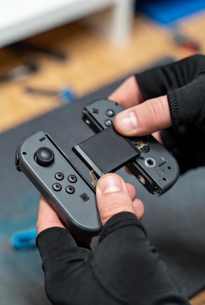Zużyta lub spuchnięta bateria Joy-Con – typowy problem