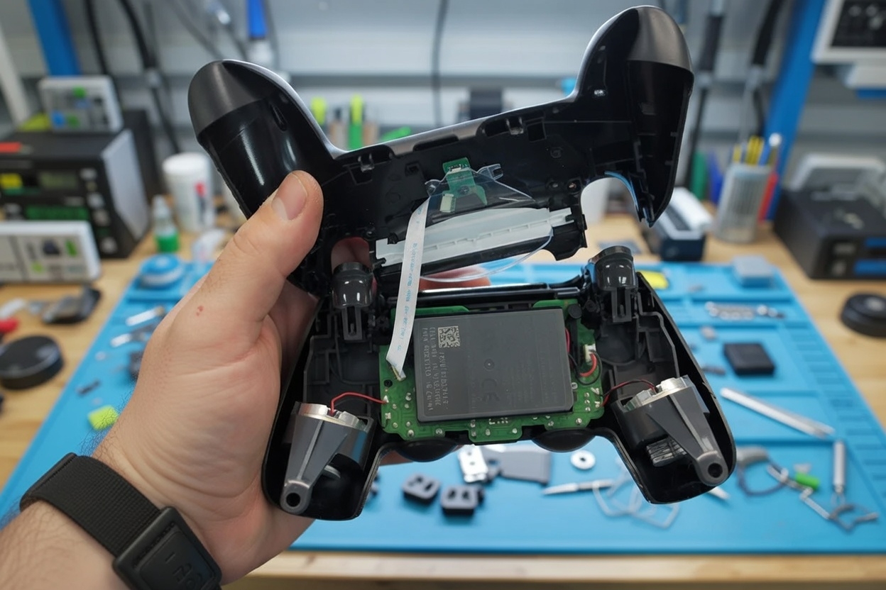 DualShock 4 po **wymianie przycisków** – świeże i responsywne przyciski