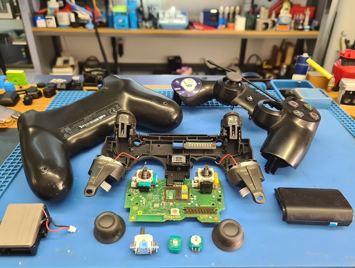 Uszkodzony, zapadający się przycisk w padzie DualShock 4