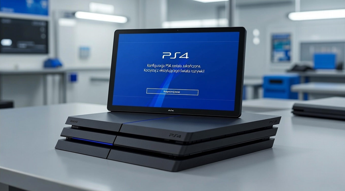 PlayStation 4 Slim z błędem systemowym lub w trybie bezpiecznym