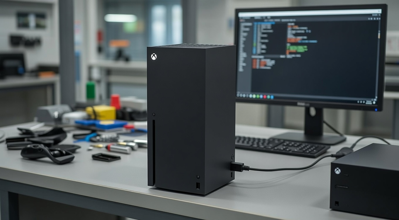 Xbox Series S po naprawie systemu – normalny start systemu