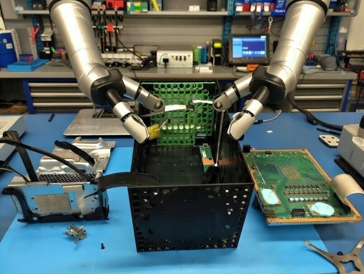 Proces naprawy gniazda HDMI w Xbox Series S – mikrolutowanie