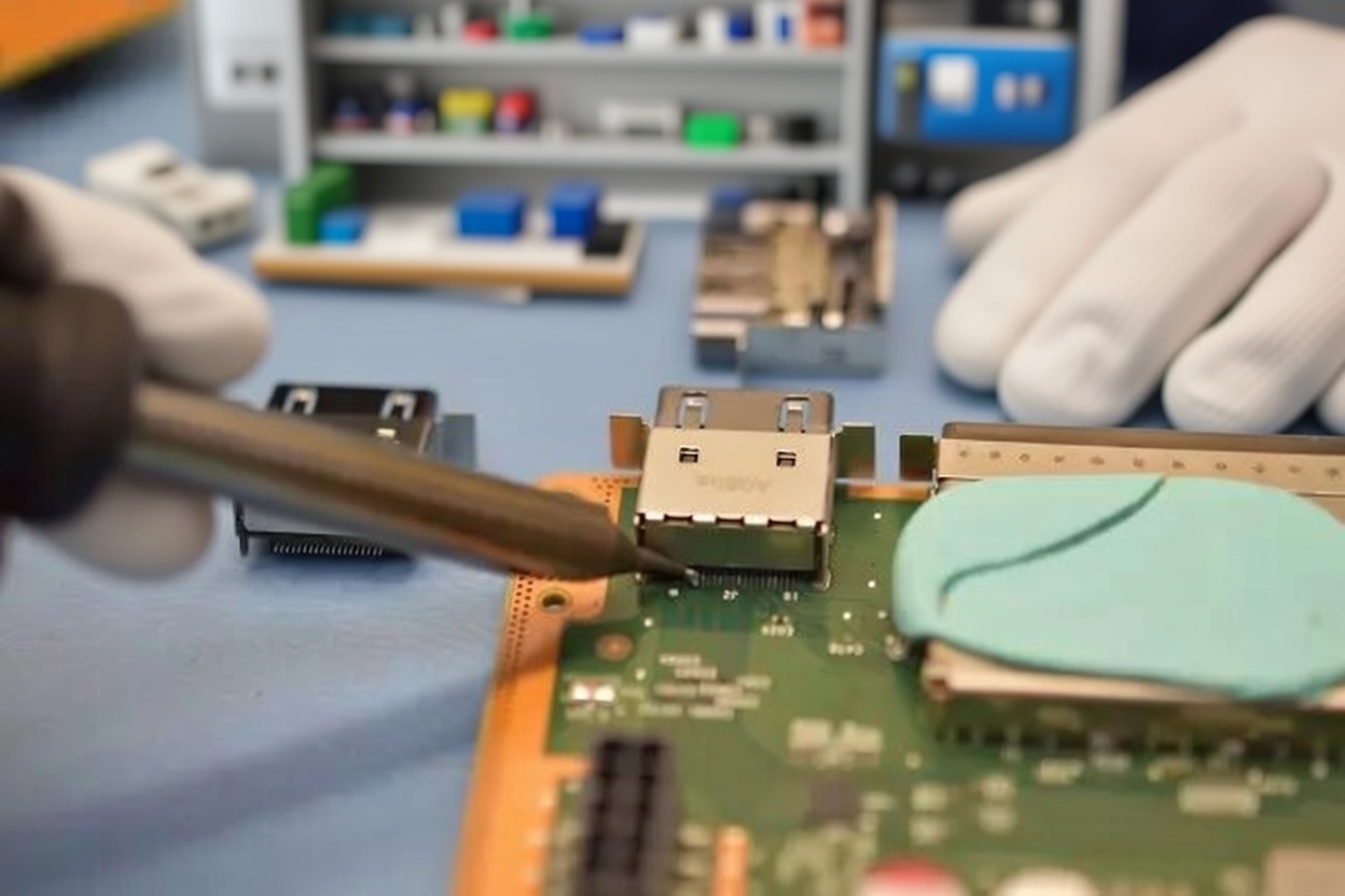 Uszkodzony port HDMI Xbox Series S – wygięte lub złamane piny