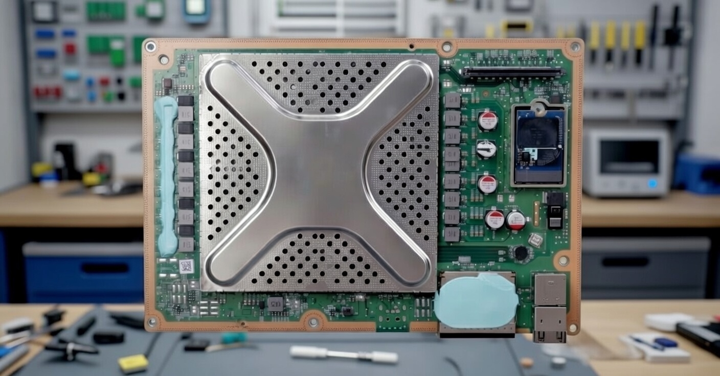 Proces naprawy dysku SSD Xbox Series S – mikrolutowanie kontrolera