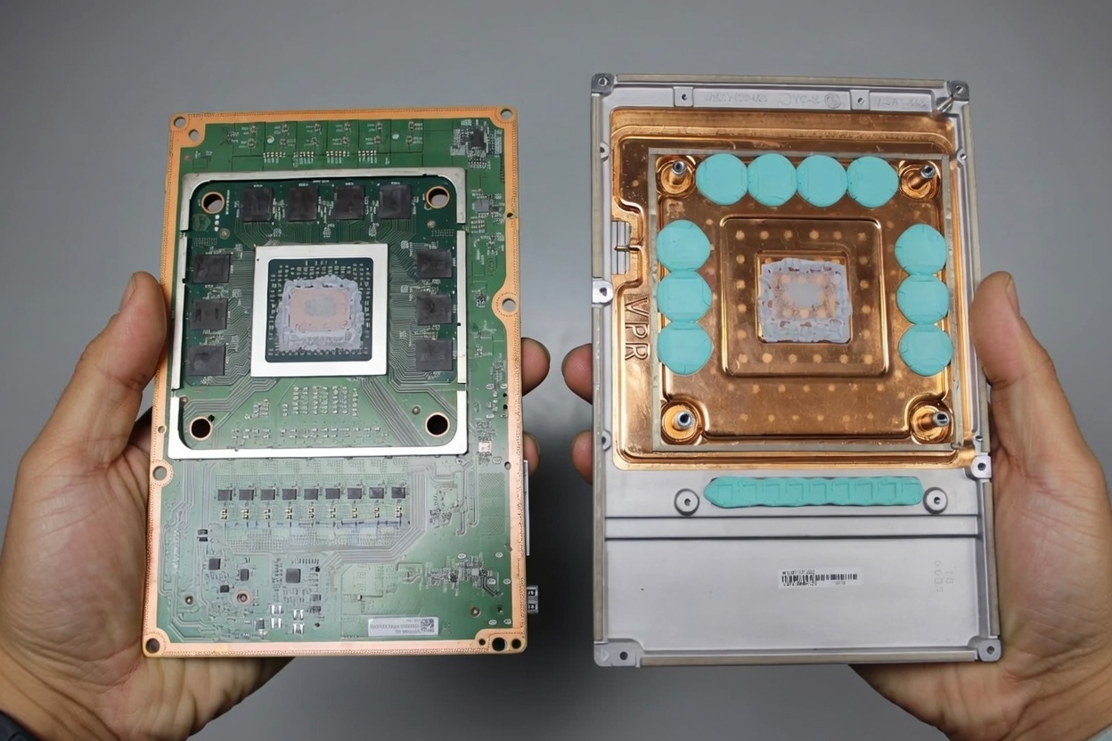 Proces pełnego czyszczenia i aplikacji nowej pasty termicznej w Xbox Series S