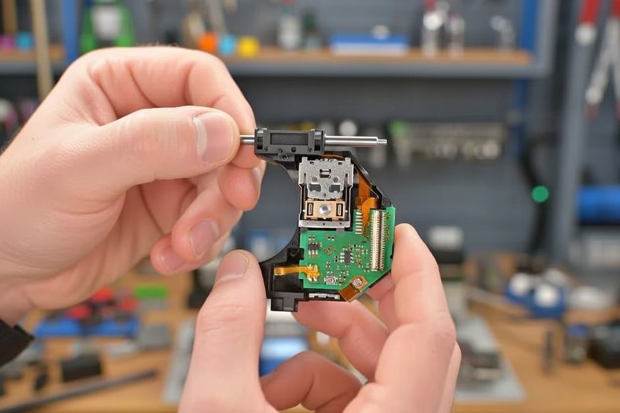 Zużyty / uszkodzony napęd optyczny Xbox Series S – przed wymianą