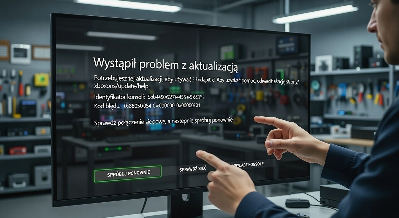 Proces naprawy systemu Xbox Series S – reinstalacja OSU