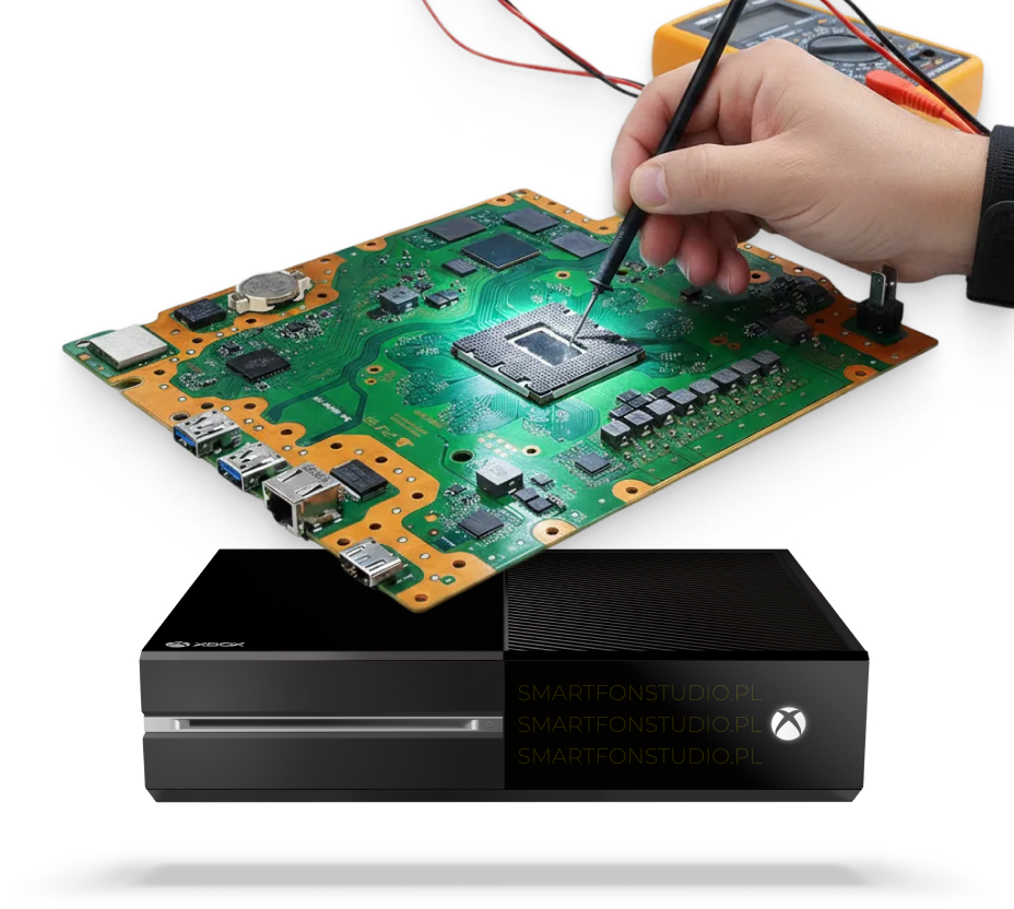 Płyta główna Xbox One po diagnostyce – gotowa do decyzji o naprawie