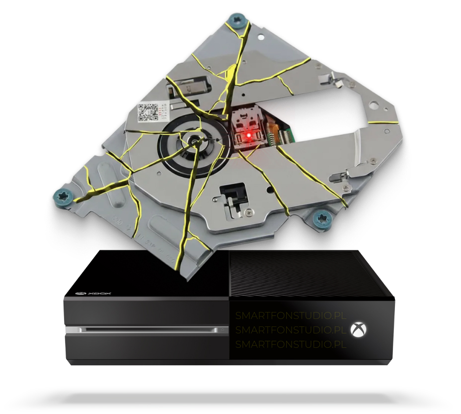 Naprawa mechanizmu napędu Xbox One – sprawny i czysty