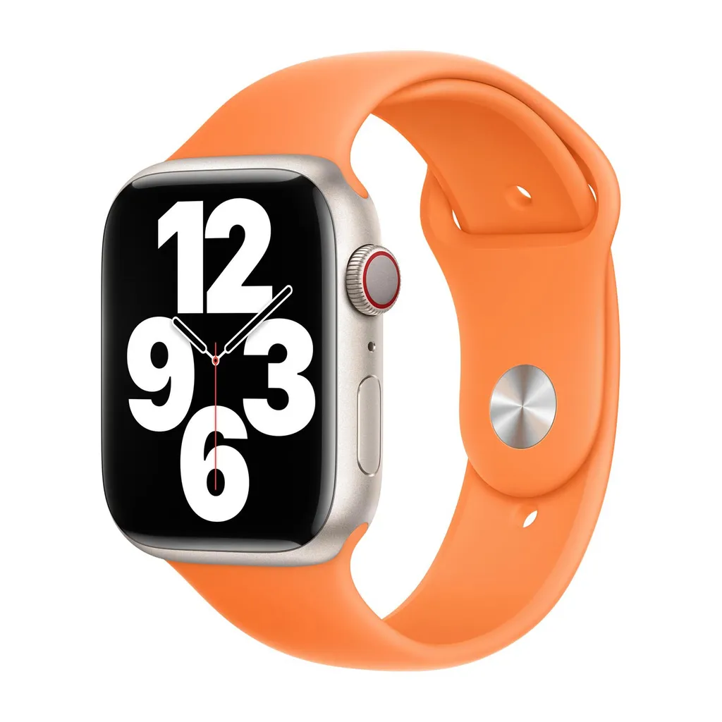 Apple Watch Sport Band Saturated Orange
