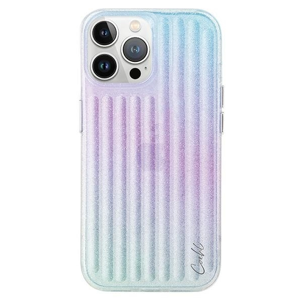 Etui UNIQ Coehl Linear Pink and Blue iPhone 15 Pro Max