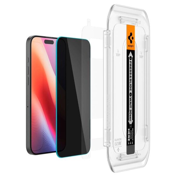 Szkło Spigen Glas.tR EZ Fit Privacy na iPhone 16 Pro