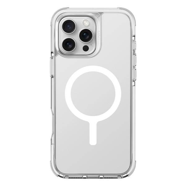 Uniq Combat iPhone 16 Pro Max Magclick Case - White/Lume White