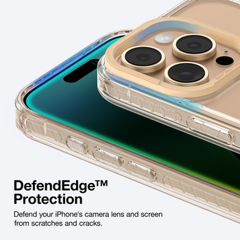 Amazing Thing Titan Pro MagSafe Case przezroczysto-beżowy - widok z tyłu