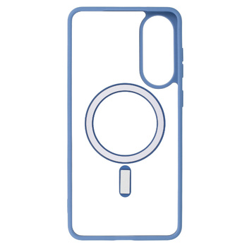 Galaxy S25 Edge w etui MagSafe niebieskim