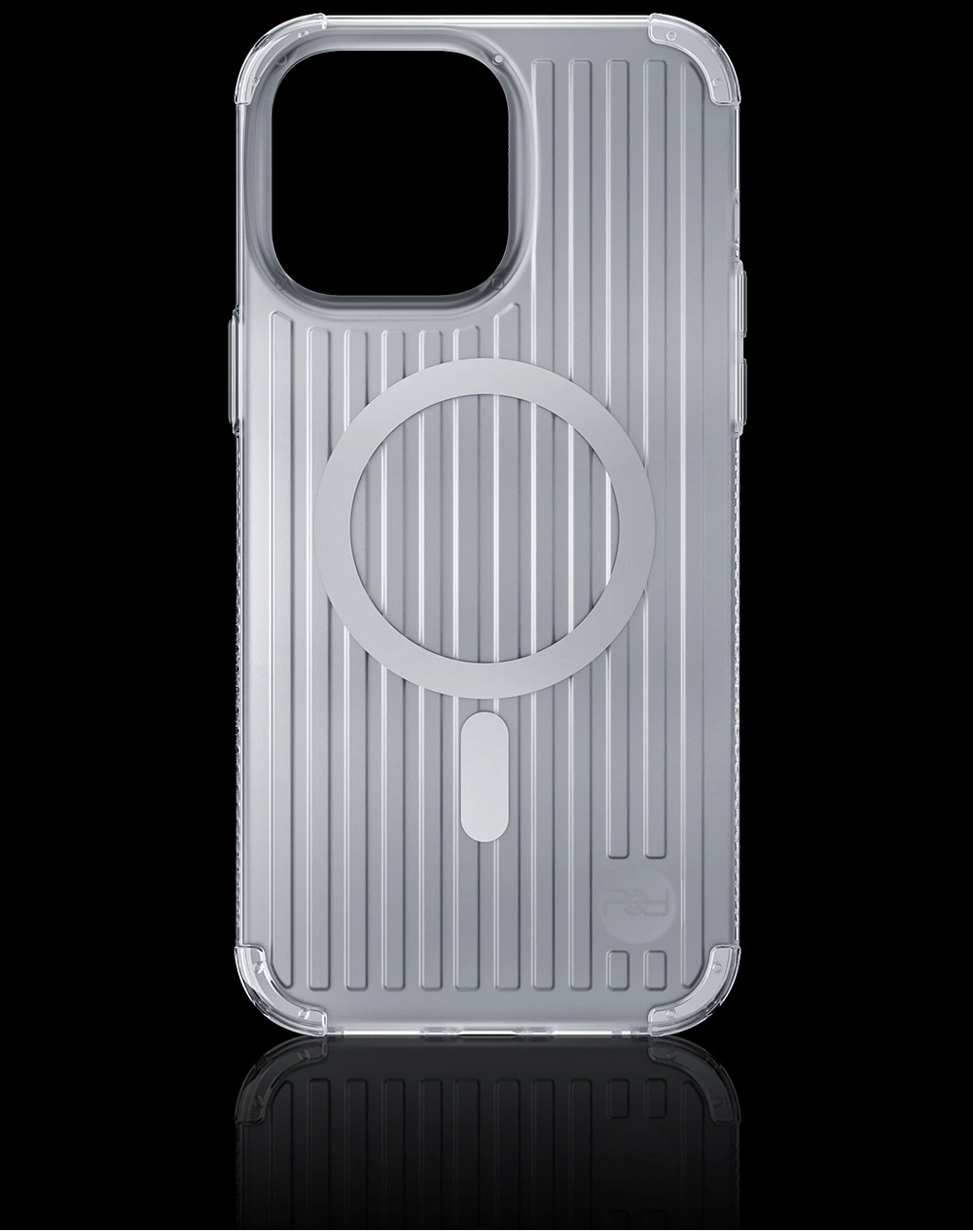 Kingxbar PQY Go Out iPhone 14 Pro srebrny front