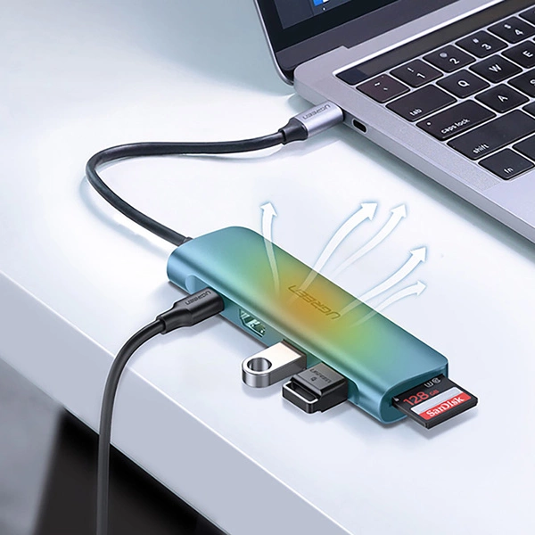 Adapter Ugreen CM195 USB-C HDMI USB-A Power Delivery