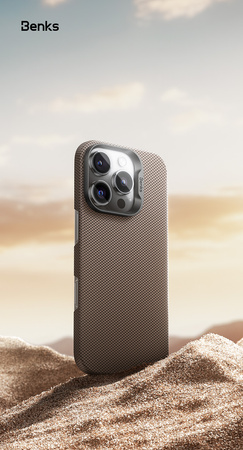 Benks Tint Kevlar do iPhone 16 Pro Max złoty