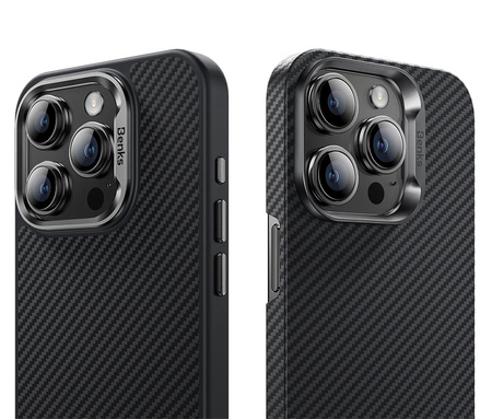 Benks Hybrid Armor Kevlar Metal iPhone 15 Pro