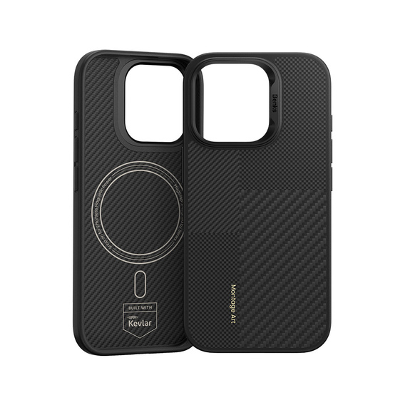 Etui BENKS Kevlar do iPhone 16 Pro Max – tył
