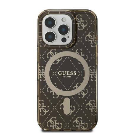 Guess etui brązowe dla iPhone 16 Pro