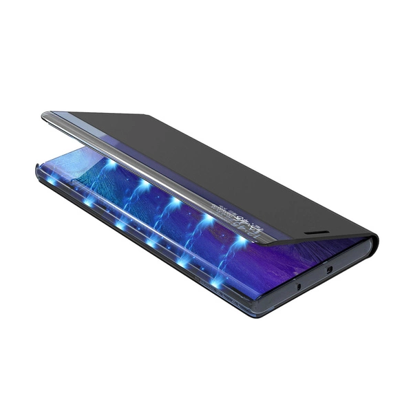 Czarne etui New Sleep View Case na Samsung Galaxy A35
