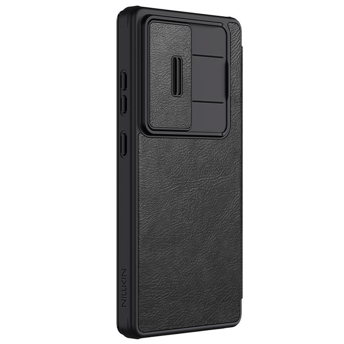 Nillkin Qin Pro Leather Case - Samsung Galaxy S25 Ultra - Czarny