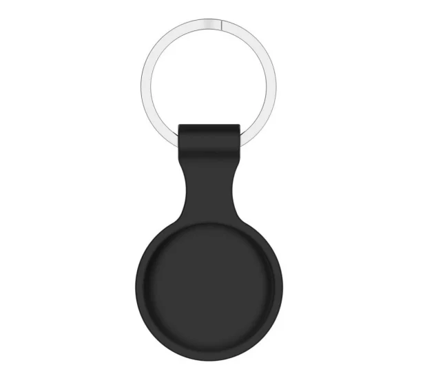Tech-Protect Silikonowy Brelok - Apple AirTag - Czarny