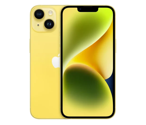 iPhone 14+ Yellow widok przedni