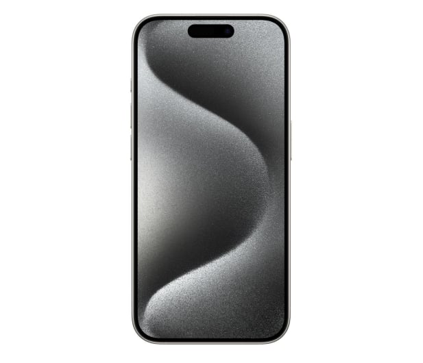 Apple iPhone 15 Pro Max - Biały Tytan - Przód