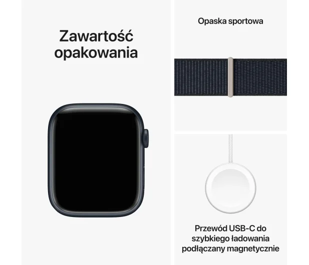 Apple Watch Series 9 Midnight w akcji