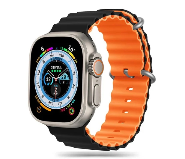 Pasek Tech-Protect Iconband Pro Black/Orange na Apple Watch